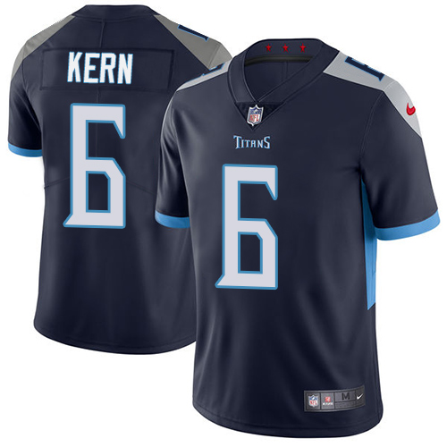 Nike Titans #6 Brett Kern Navy Blue Alternate Men's Stitched NFL Vapor Untouchable Limited Jersey